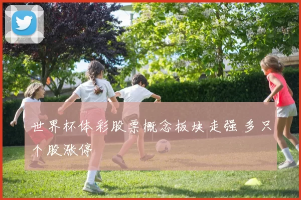 世界杯体彩股票概念板块走强 多只个股涨停