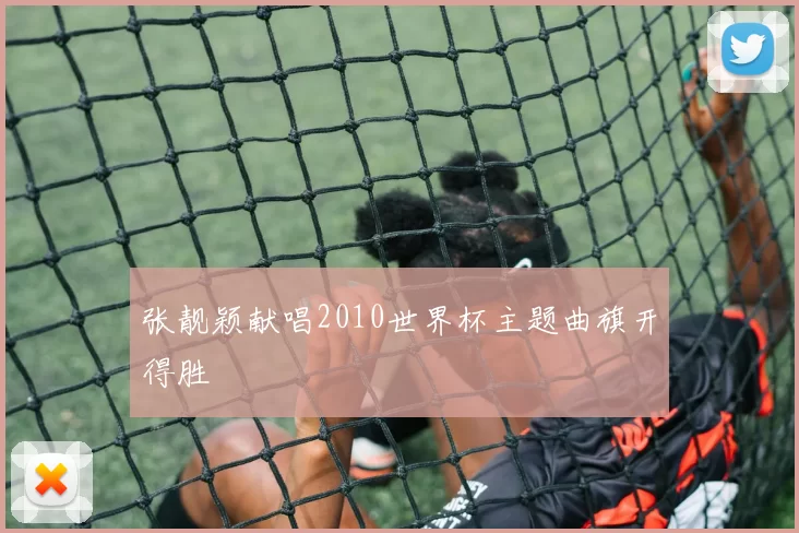 张靓颖献唱2010世界杯主题曲旗开得胜