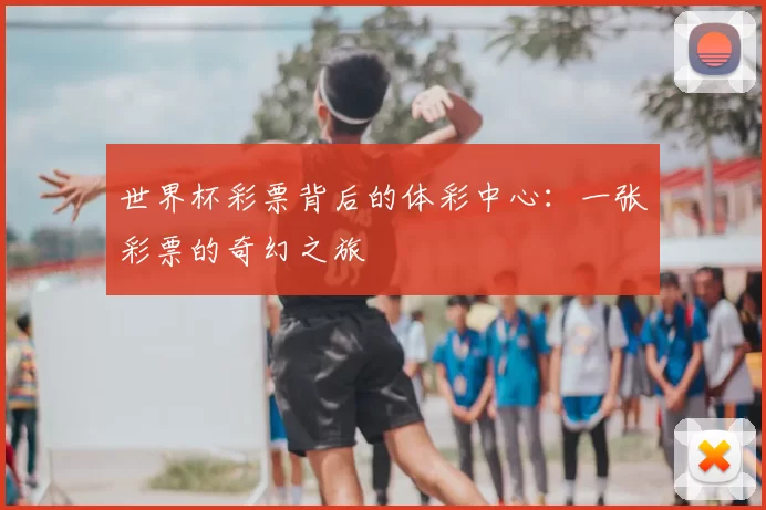 世界杯彩票背后的体彩中心：一张彩票的奇幻之旅