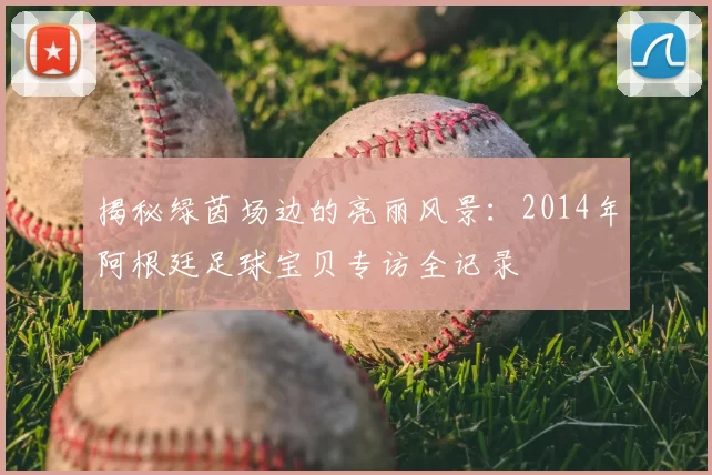 揭秘绿茵场边的亮丽风景:2014年阿根廷足球宝贝专访全记录