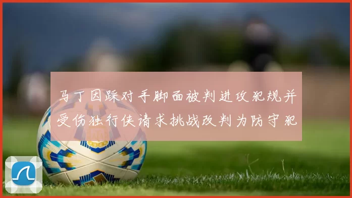 马丁因踩对手脚面被判进攻犯规并受伤独行侠请求挑战改判为防守犯规
